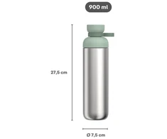 Gertuvė Rosti Mepal Mepal Vandens butelis plieno Vita 900 ml Vivid Mauve 107742078700