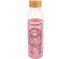 STOR Santoro buteliukas su užsukamu dangteliu, rožinis 585 ml