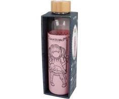 STOR Santoro buteliukas su užsukamu dangteliu, rožinis 585 ml