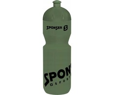 Gertuvė Rėmėjas Bidon SPONSER NET alyvuogių žalia / juoda 750 ml (NAUJIENA)
