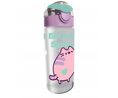 Gertuvė Starpak St. Majewski Bidonas Pusheen 500ml Tritan - Mėlynas su Katytėmis