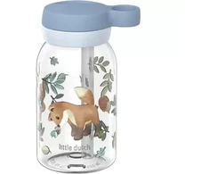 Gertuvė U-grow Buteliukas ZE SŁOMKĄ CAMPUS 450 ML FOREST FRIENDS 107480065408