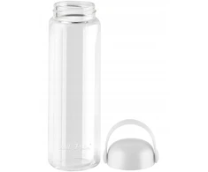 Gertuvė Vialli Design Stiklinis vandens butelis Fuori 540 ml baltas (30220)