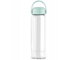 Gertuvė Vialli Design Stiklinis vandens butelis Fuori 540 ml mėtinė 30251