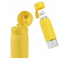 Gertuvė Wessper B2 GLASS Actitex™ filtro butelis 700 ml, geltonas (WES270-700-YL_K)