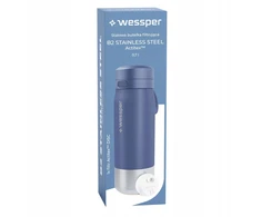 Gertuvė Wessper Buteliukas filtrująca B2 STAINLESS STEEL Actitex™ 700ml Mėlyna (WES276-700-BL_K)