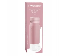 Gertuvė Wessper Buteliukas filtrująca B2 GLASS Actitex™ 700ml Rožinė (WES270-700-PK_K)