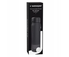 Gertuvė Wessper B2 TRITAN Actitex™ filtro butelis, 1000 ml, juodas (WES273-1000-BK_K)