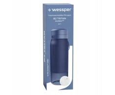 Gertuvė Wessper B2 TRITAN Actitex™ filtro butelis 700 ml, mėlynas (WES273-700-BL_K)