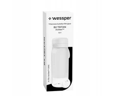Gertuvė Wessper B2 TRITAN Actitex™ filtro butelis, 500 ml, baltas (WES273-500-WH_K)