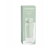 Gertuvė Wessper Filtruojantis butelis B2 GLASS Actitex™ 500 ml Mėtų (WES270-500-MT_K)