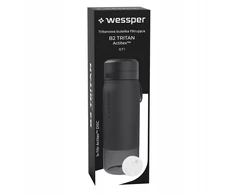 Gertuvė Wessper Buteliukas filtrująca B2 TRITAN Actitex™ 700ml Juodas (WES273-700-BK_K)