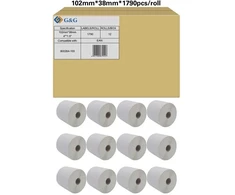 G&amp;G 12x Etikettenrollen kompatybilne su Zebra 800264-155