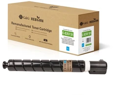 Toneris G&amp;G G&amp;G 22049 kaseta su tonerem Zamiennik Cyjan