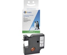G&amp;G G&amp;G Schriftband 19mm x 7m sw-ws Komp. m. Dymo D1/ 45803/ S072083