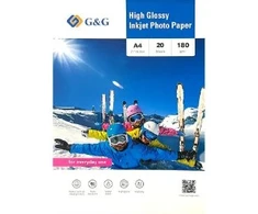 G&amp;G Fotopopierius 180g 20 lapų A4