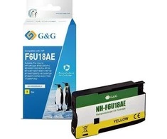 G&amp;G G&amp;G Suderinamumas su F6U18AE, geltona, 1600S, NH- R00953Xly, HP "Officejet Pro 8210 / 8211 / 8218