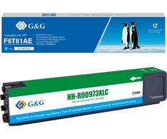 G&amp;G rašalas G&amp;G suderinamas rašalas / rašalas su F6T81AE, žydra, 7000s, NH-R00973XLC, skirta HP PageWide Pro 452, Pro 477