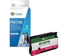 G&amp;G Su G&amp;G rašalu suderinamas rašalas / rašalas su F6U17AE, HP 953XL, purpurinė, 1600s, NH-R00953XLM, skirta HP „Officejet Pro 8210/8211/8218“