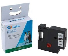 G&amp;G G&amp;G Schriftband 12mm x 7m sw-ws Komp. m. Dymo D1/ 45013/ S072053