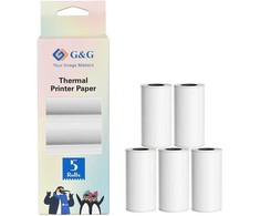 G&amp;G Terminė popieriaus juosta 5 vnt. lipni 57x30 mm 3,8 m ilgio