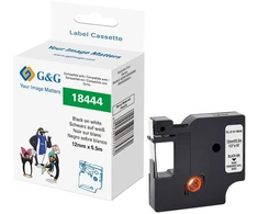 G&amp;G G&amp;G Rašymo juosta Vinilo juostos spalva: Balta Rašymo spalva: Juoda 12 mm 5.5 m
