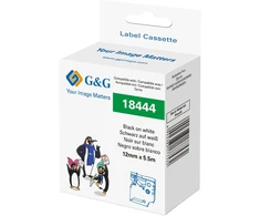 G&amp;G G&amp;G Rašymo juosta Vinilo juostos spalva: Balta Rašymo spalva: Juoda 12 mm 5.5 m