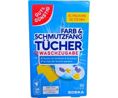 G&amp;G - servetėlės do prania wyłapujące spalva 50 vnt.