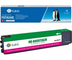G&amp;G Su G&amp;G suderinamas rašalas / rašalas su F6T82AE, purpurinė, 7000s, NH-R00973XLM, skirta HP PageWide Pro 452, Pro 477