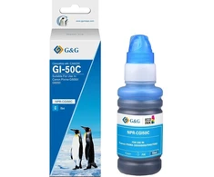 G&amp;G suderinamas rašalas / dažai su GI-50 C, NPR-CGI50C, žydra, 7700 psl.