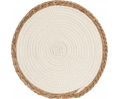 Gift Decor Dovanų dekoras Giftdecor Padėkliukas su pintomis jūros žolėmis kraštuose