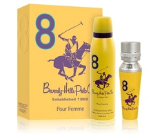 Dovanų rinkinys „Beverly Hills Polo Club“: 1982 m. – „Sport 8“ kvepalai moterims, 50 ml + 1982 m. – „Sport 8“ rutulinis antiperspirantas dezodorantas vyrams, 50 ml