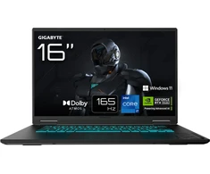 Gaming Nešiojamas kompiuteris GIGABYTE A16 CTH Intel Core i7-13620H 16GB/1TB/RTX5050 W11Home - German Keyboard