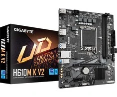 Pagrindinė plokštė GIGABYTE H610M K V2 LGA1700 1xHDMI 1xDP