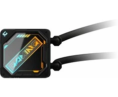 GIGABYTE vandens aušintuvas GAMING 240, 2x120mm, ARGB, LGA1851, AM5, juodas