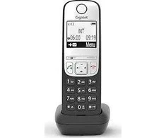 GIGASET A690HX juodas 5,1 cm 2 colių juodai baltas grafinis ekranas Laisvų rankų telefonų knyga DECT bazinėms stotims ir maršrutizatoriams