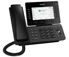 GIGASET P855BW IP PRO IP Tischtelefon 12,7 cm 5 col. TFT-Farbdisplay 3x USB Bluetooth WLAN Anschluss f�r P800 KEY PRO Ex. Module PoE