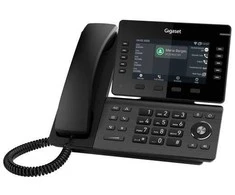 GIGASET P855BW IP PRO IP Tischtelefon 12,7 cm 5 col. TFT-Farbdisplay 3x USB Bluetooth WLAN Anschluss f�r P800 KEY PRO Ex. Module PoE