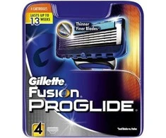 Gillete Skustuvo galvutės Gillette FUSION Proglide Manual, 4 vnt.