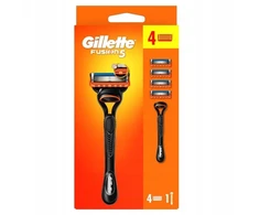 Gillette GILLETTE FUSION 5 rankena + 4x keičiamos ašmenys originalas skustuvas su įstatomais peiliukais
