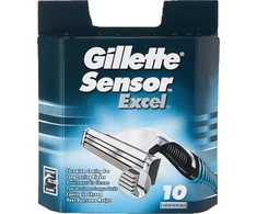 Gillette Sensor Excel Cargador 10 Recambios