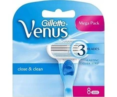 Skustuvo galvutės Gillette Venus, 8 vnt