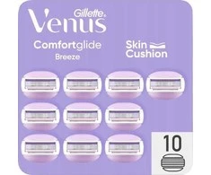 Keičiamos skustuvo galvutės moterims Gillette Venus ComfortGlide Breeze, 10 vnt.