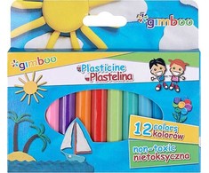 PLASTELINA 12 KOLORÓW GIMBOO