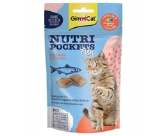 Gimborn GIMCAT NUTRI POCKETS 60g ŽUVIES IR LAŠIŠOS /12