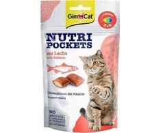 GIM CAT Gimcat GIMCAT NUTRI POCKETS 60g OMEGA 3 6 VALANDOS / 12