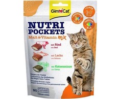 GimCat Nutri Pockets Malt &amp; Vitamin mix 150g