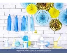 PartyDeco Gimtadienio žvakutė nr 6 auksinė blizganti 7cm
