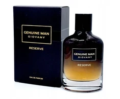 Fragrance World Genuine Man Giovany Reserve EDP parfumuotas vanduo vyrams, 100 ml