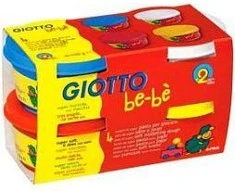 Plastilinas Fila Giotto Bebe 4x100g geltonas, mėlynas, raudonas, baltas